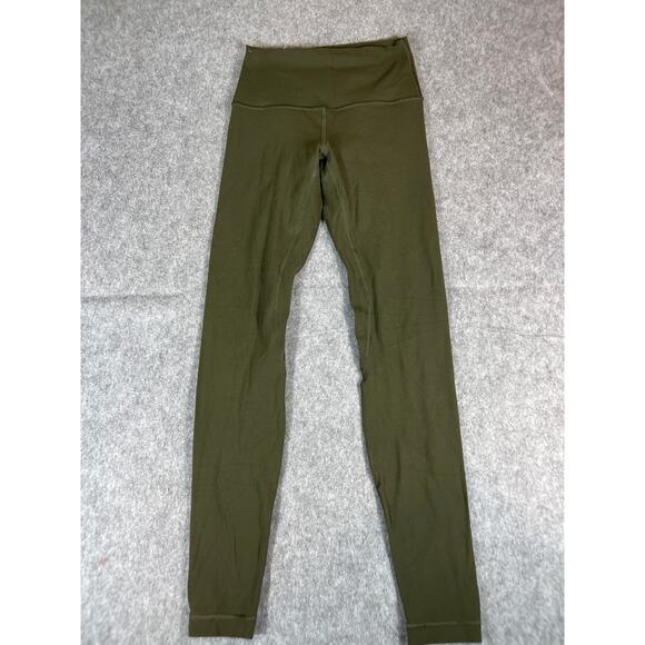 Lululemon Pants - Lululemon Leggings Womens 4 Green Align High Rise Pull On Stretch Yoga Fitness